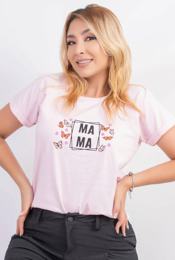 CAMISETA MAMÁ ROSA