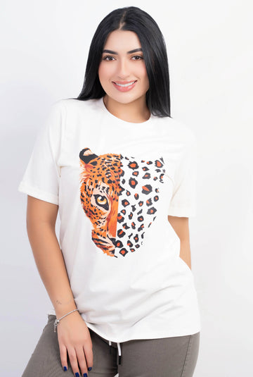 BLUSON TIGGER PRINT MARFIL